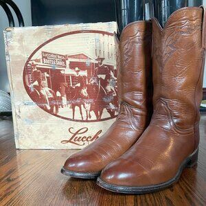 Lucchese Cowboy Western Roper Boots – Size 9.5 – $100